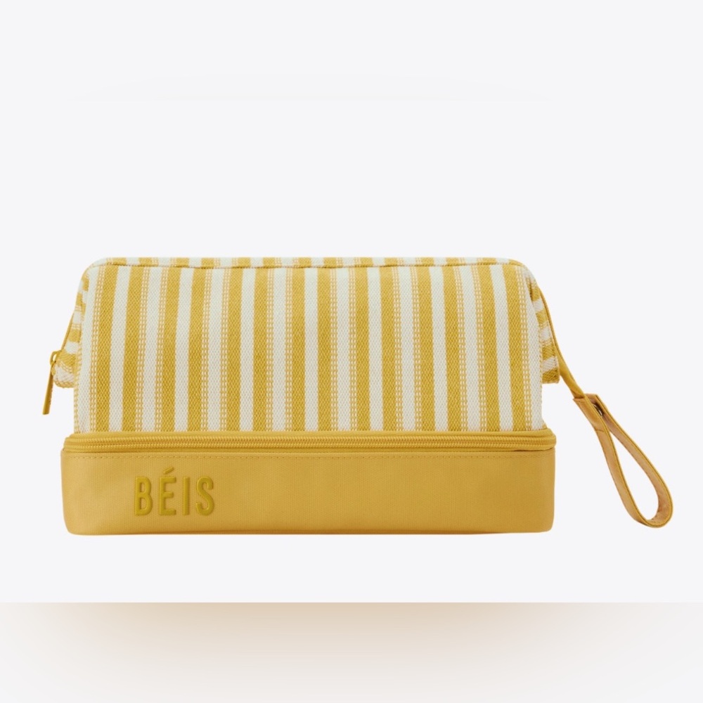 BEIS Dopp Kit in Honey Stripe - Limited Edition Sold Out - Picture 6 of 13
